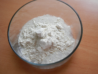 step one Scalded flour (Poolish)- Natural dough conditioner