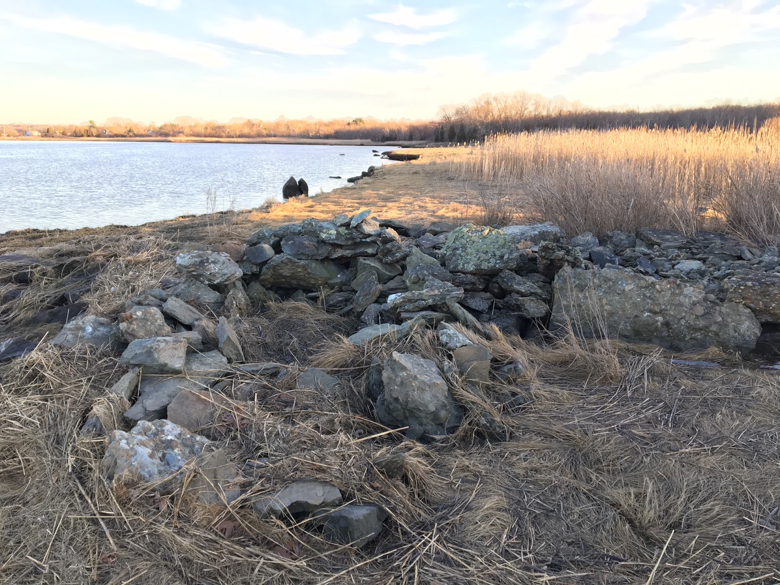 Rock Piles Broad Cove, Dighton, Massachusetts