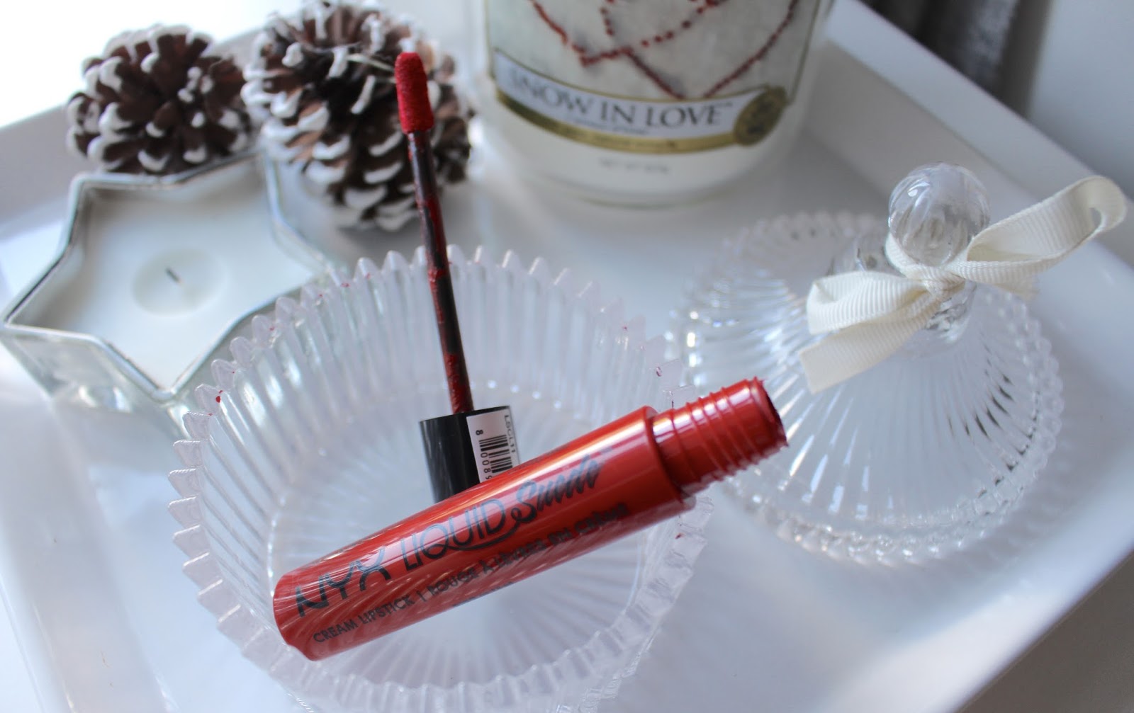 The perfect red? NYX Liquid Suede Cream Lipstick review – Frenchie &  Peculiar
