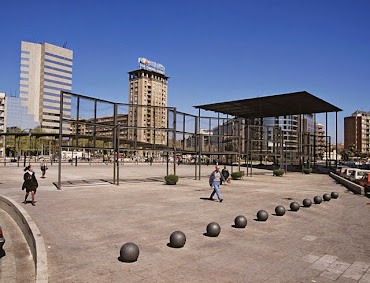 Plaza de Sants, en Barcelona