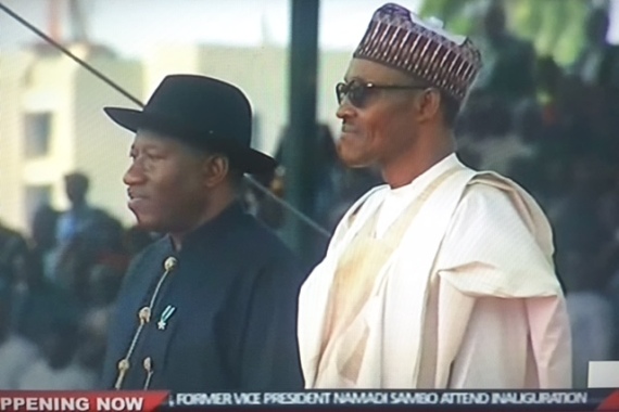 The moment Mohammadu Buhari  sworn-in as the president of Nigeria(pictures) l