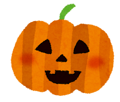 ハロウィンのイラスト「かぼちゃのランタン１」