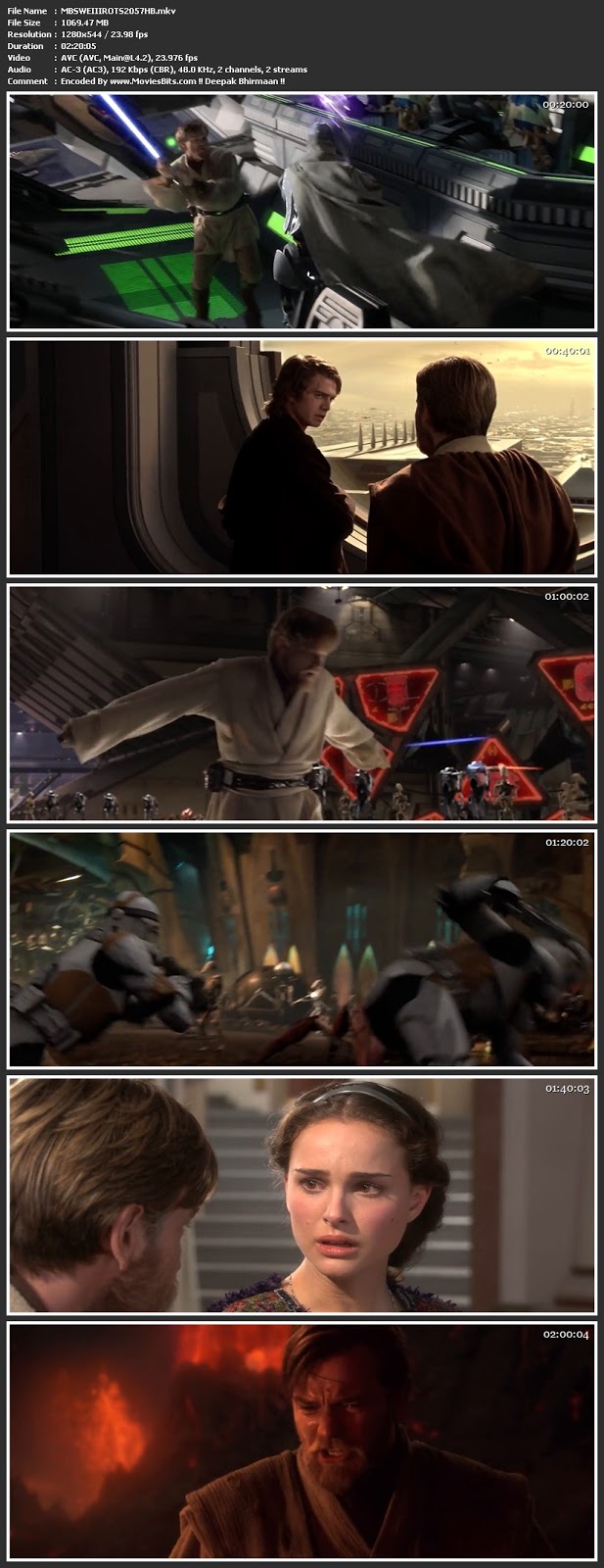 star wars episode iii revenge of the sith 2005 720p hindi brrip dual