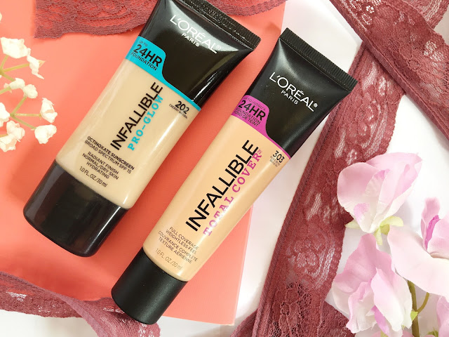 L'Oreal Pro-Glow Foundation and L'Oreal Total Cover Foundation