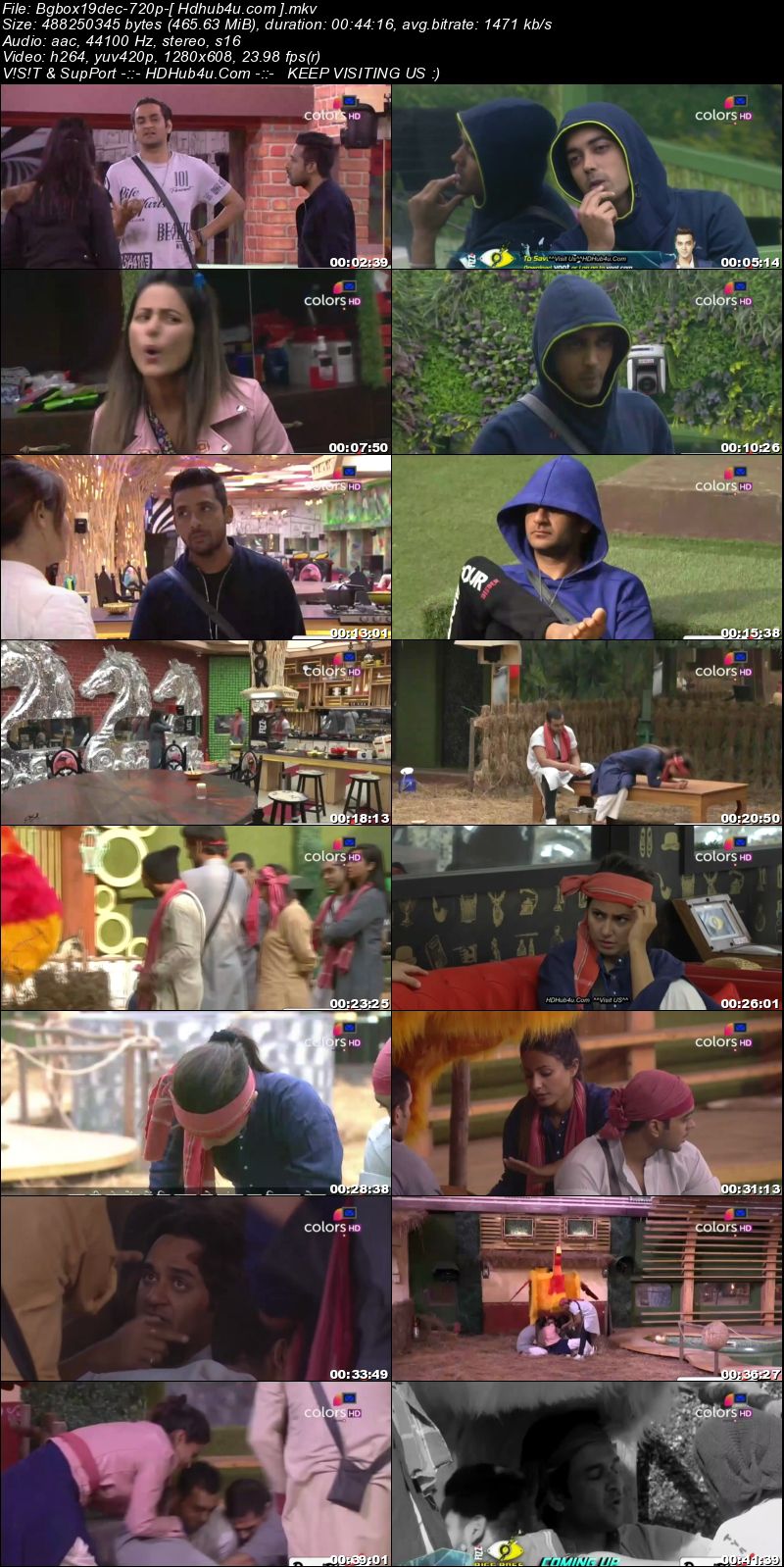 Bigg Boss S11E80 19th December 2017 HDTV 480p 200MB Download Bigg Boss S11E80 19th December 2017 HDTV 480p 200MB Download