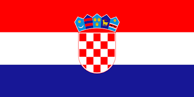 Bendera Negara Kroasia Anggota Uni Eropa (EU)
