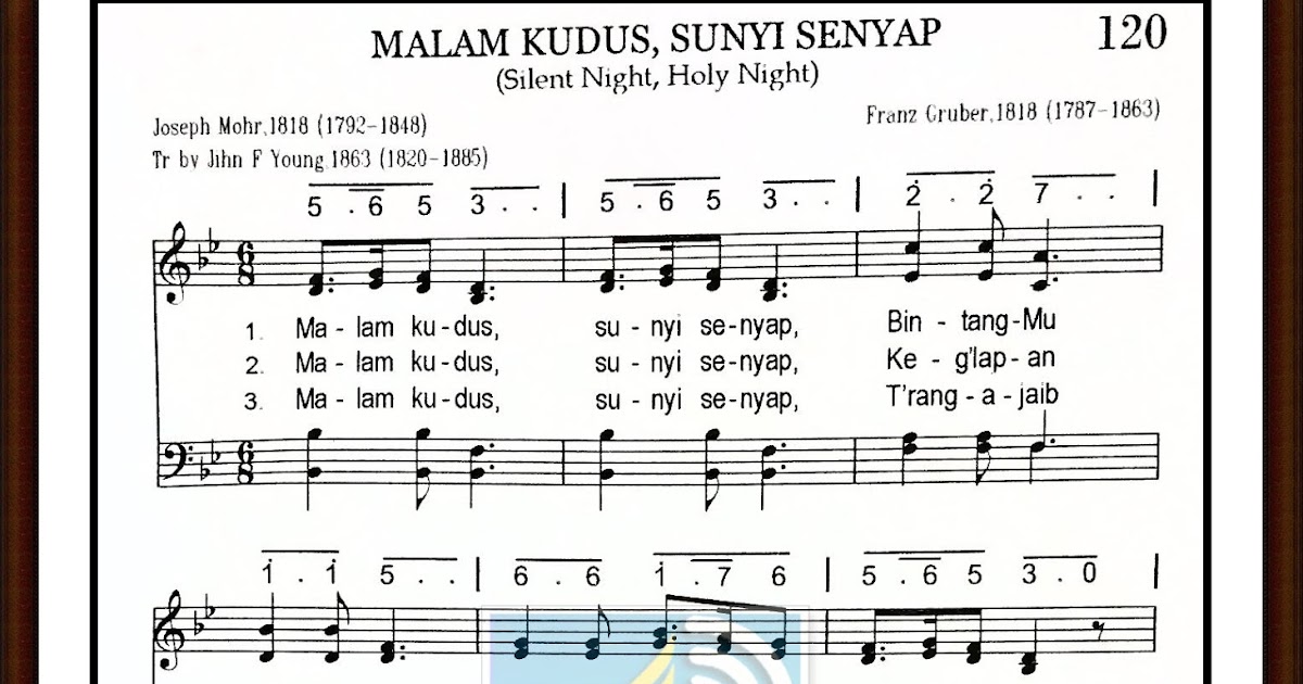 Malam Kudus Sunyi Senyap Lirik - Jurnal Siswa