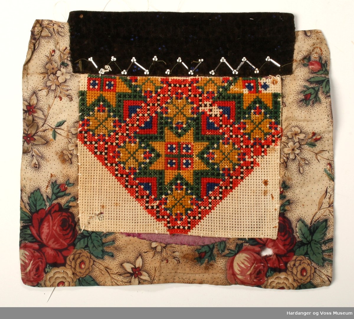 FolkCostume&Embroidery: cross stitched Bringeduk, Bodice insets from ...