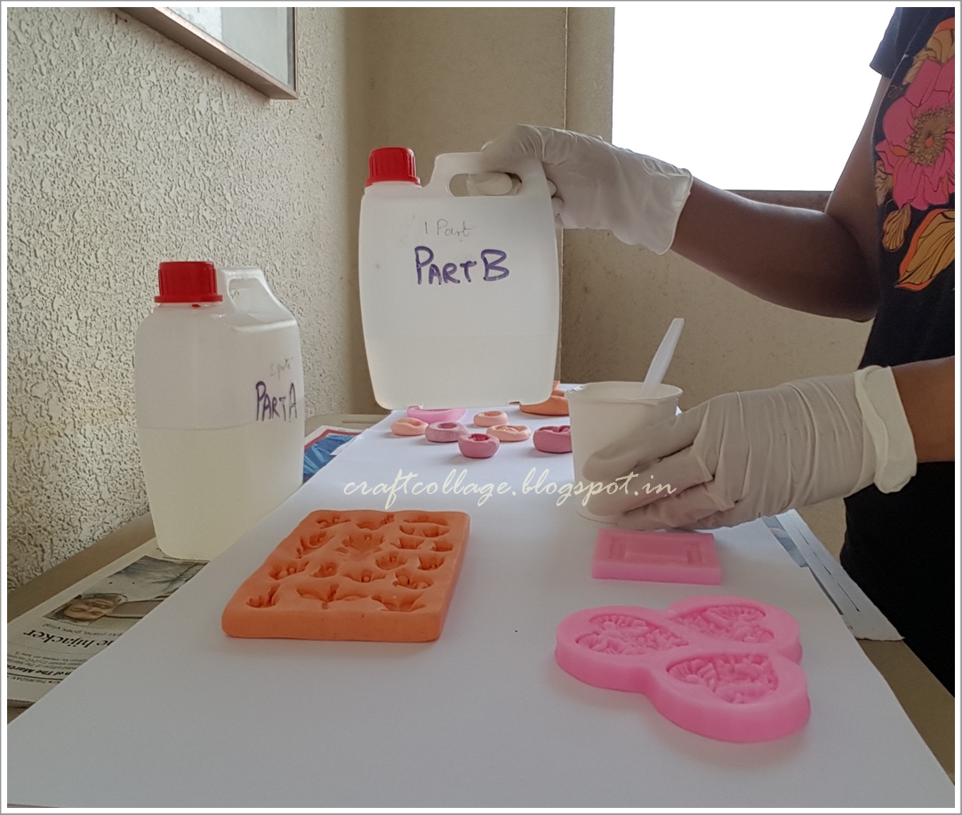 Anuja's CraftCollage Resin Step by Step Process