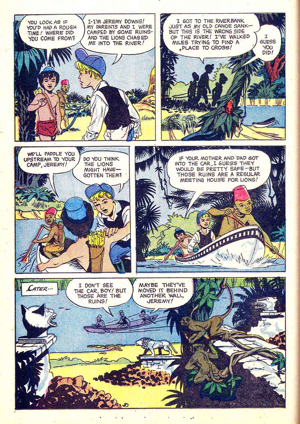 Tarzan's Jungle Annual v1 #7 - Russ Manning dell silver age comic book page art