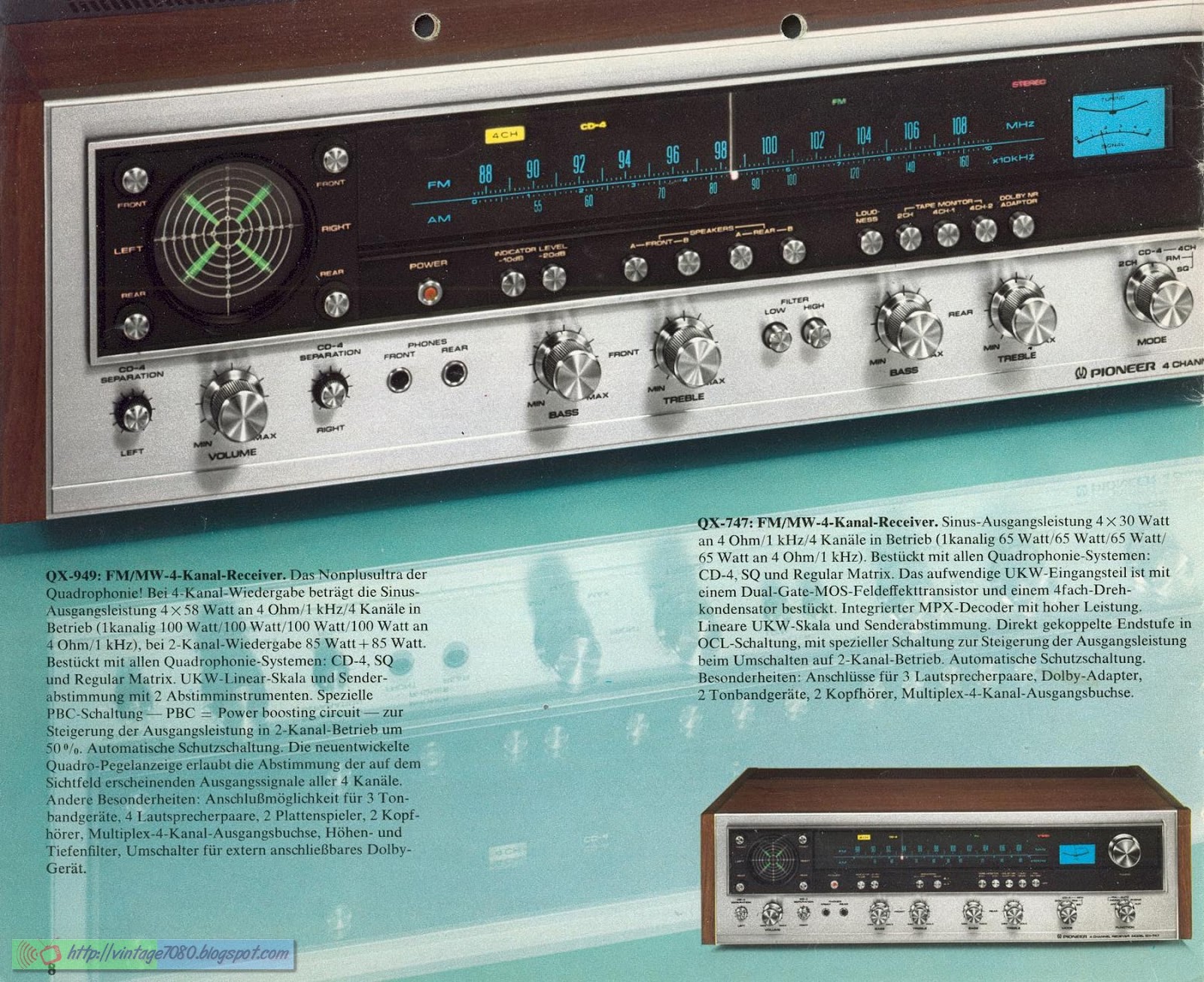 Vintage 70 80 Pioneer 38 Catálogo 1975