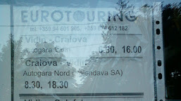 Linie de autobuz intre Vidin, Calafat, Craiova