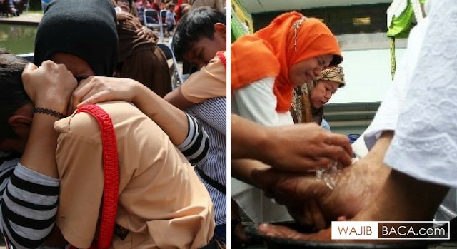 Ribuan Ibu dan Anak Mengucurkan Air Mata di Jakarta, Ada Apa? Ribuan Ibu dan Anak Mengucurkan Air Mata di Jakarta, Ada Apa?