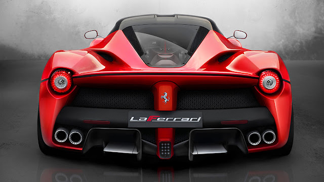 The Ferrari Laferrari rear