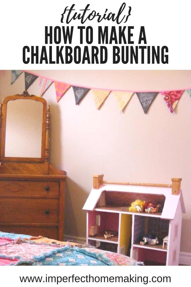 How to Make a Chalkboard Bunting The Complete Guide to Imperfect