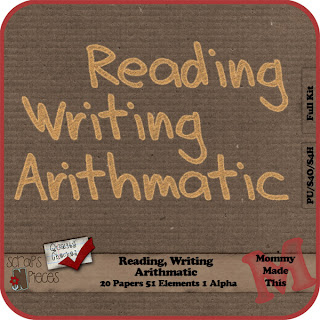 Lisa's Scraps: Reading, Writing, Arithmetic