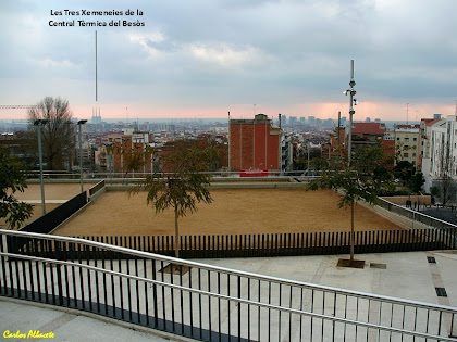 Vista de Barcelona des de la terrassa de la Plaça Salvador Riera. Autor: Carlos Albacete