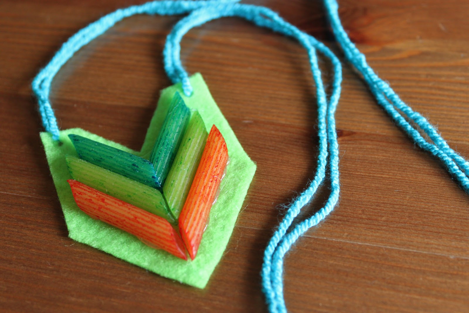 fivetenfifteen artpaperscissors penne chevron necklace