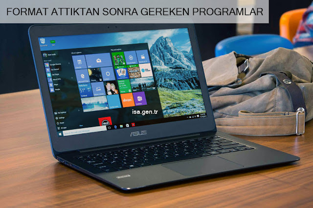 Format Attıktan Sonra Kurulması Gereken Programlar