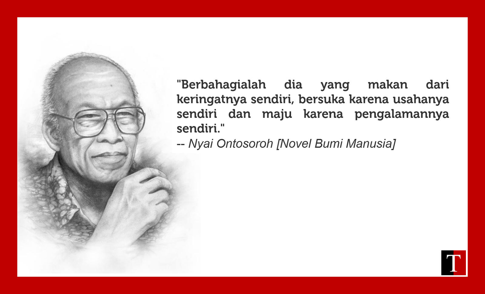 Blog Kutipan Buku: Kutipan: Bumi Manusia (Tetralogi Buru)
