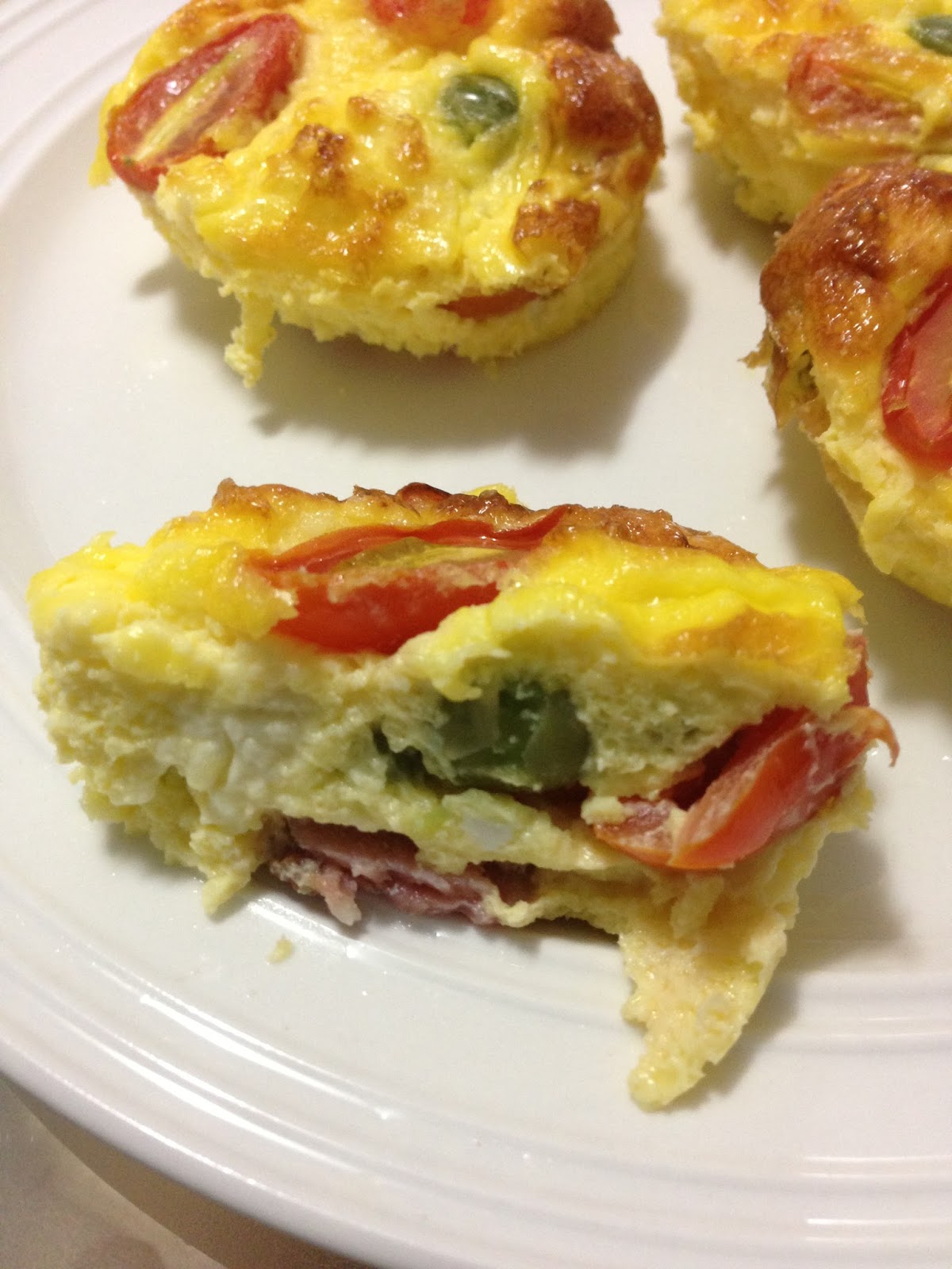 Lilycancook Tomato, Fetta and Bacon Frittatas