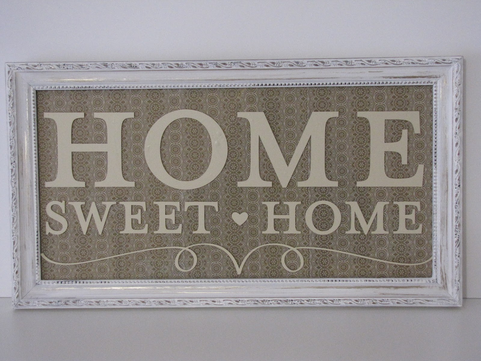 Cherylin's Creations Home Sweet Home Framed Art Piece