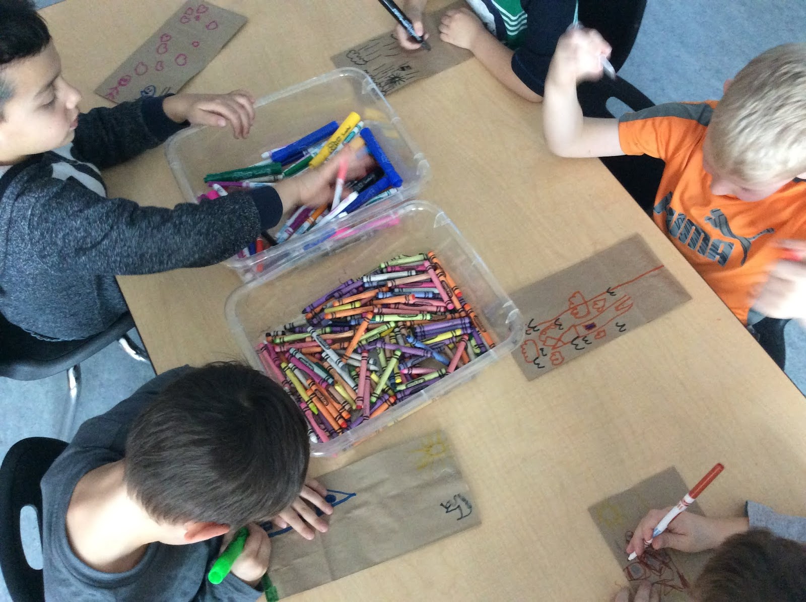 Mrs. Johnston's Kindergarten Brown Bag Decorating