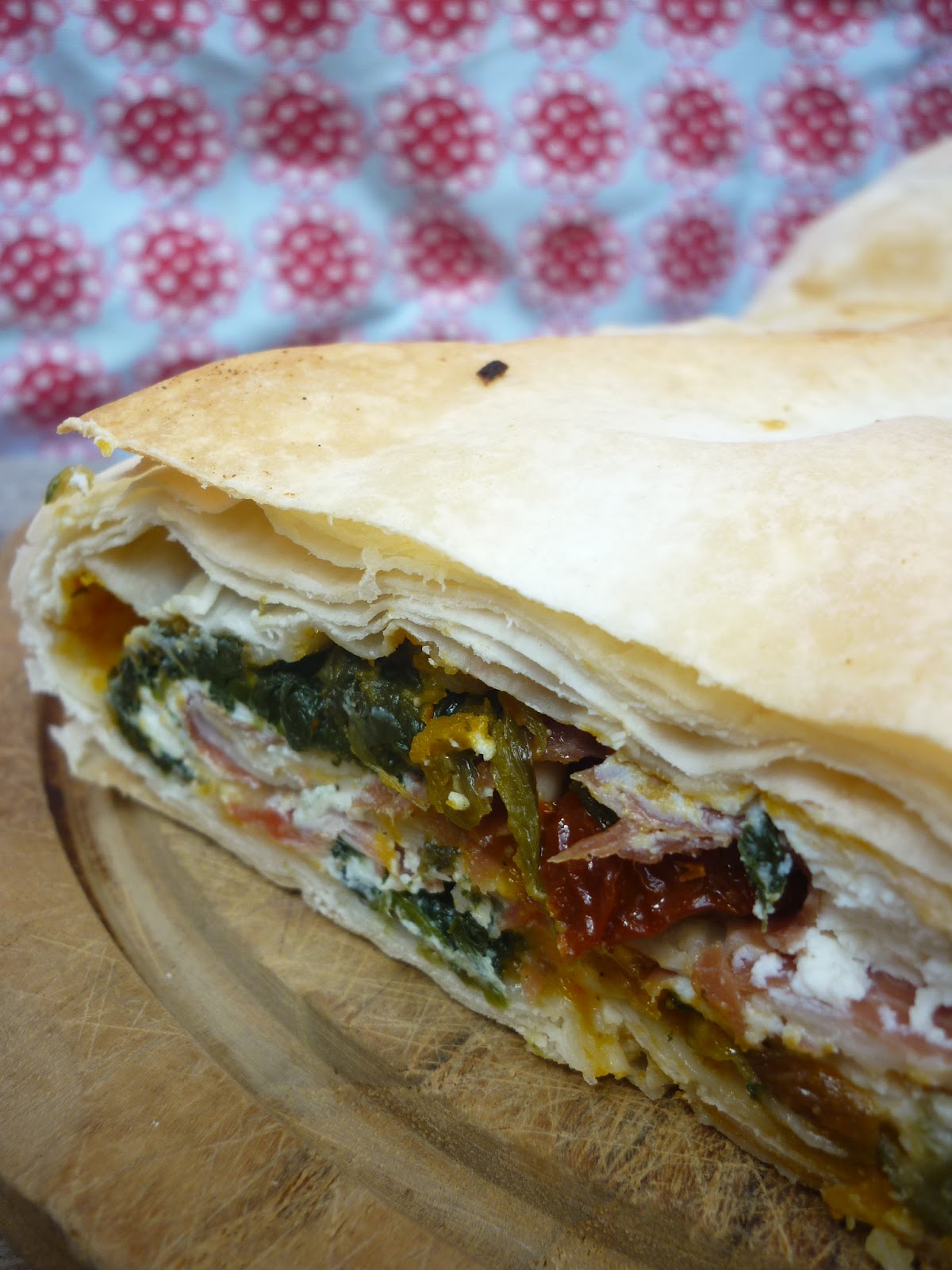 estrellacanela: Herzhafter Strudel aus Filoteig mit Kürbismarmelade ...