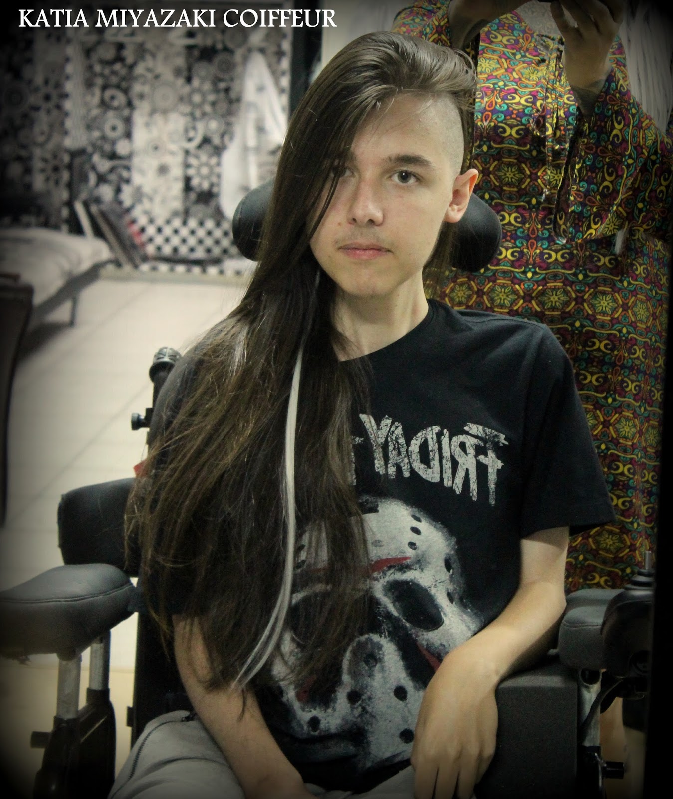 undercut masculino longo