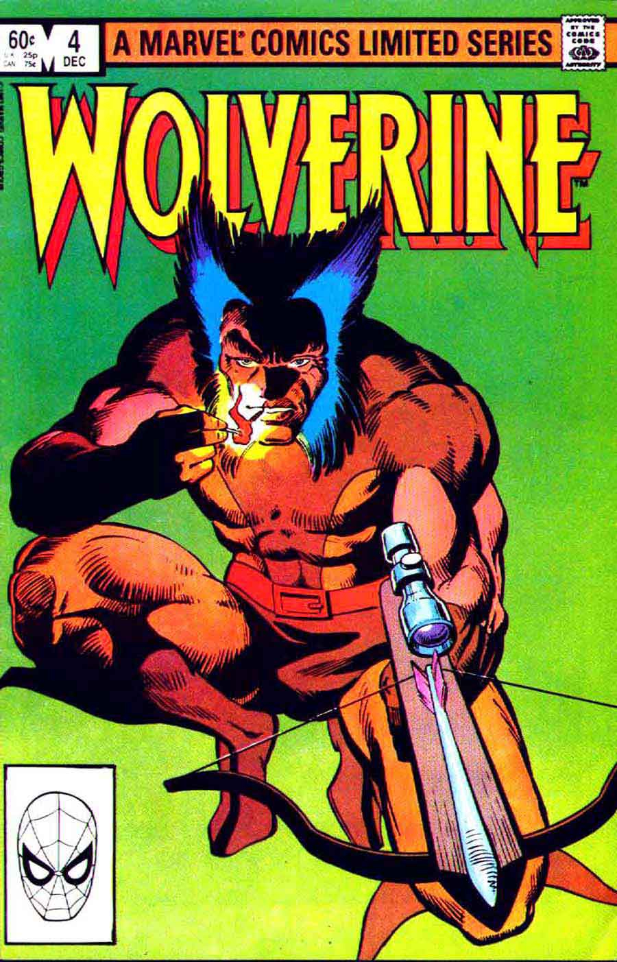 Wolverine v1 #2 1980s marvel comic book cover art by Frank Miller
