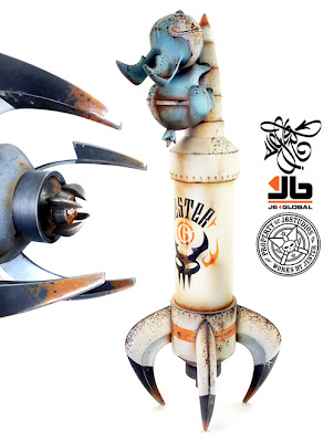 Nathan Hamill’s BELLICOSITY: A Bellicose Bunny Custom Group Show - Custom Bellicose Bunny by Jester