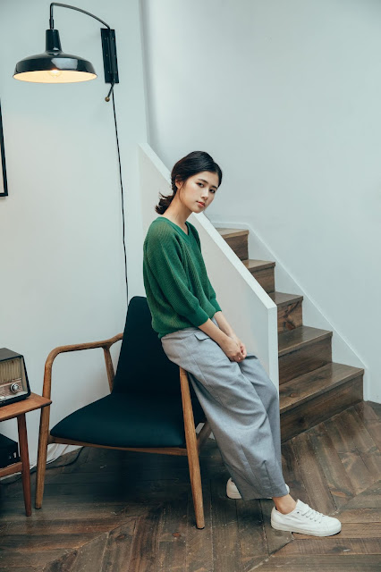 放空假期雙蓋口袋造型褲