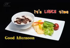 good afternoon images with lunch