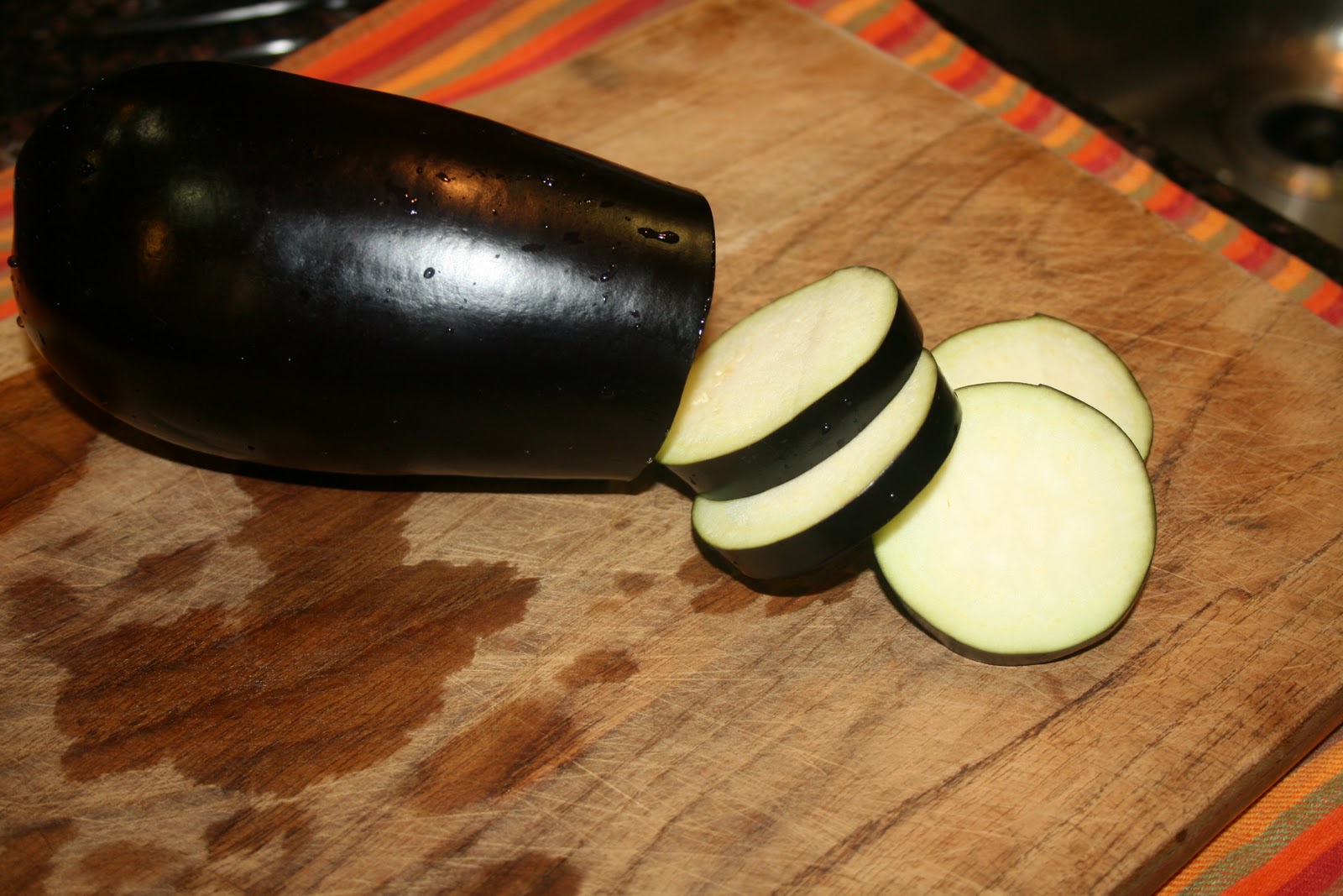 Julia's Cookbook fried eggplant with panko breadcrumbs