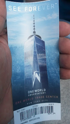 Ticket de entrada la obervatorio de One World Trade Center