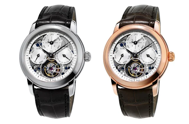 Frederique Constant Perpetual Calendar Tourbillon Manufacture with openworked dial