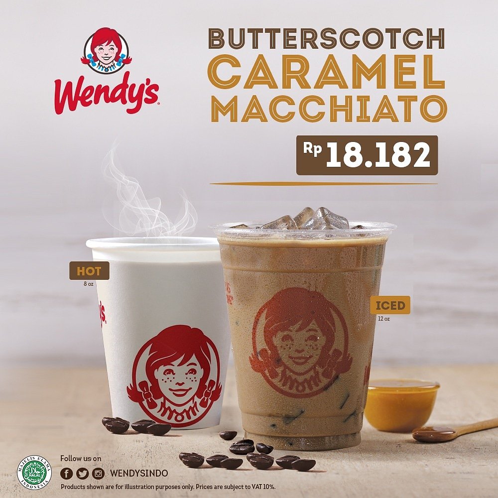 Wendy's - Promo Butterscotch Caramel Macchiato Hanya 18 Ribuan