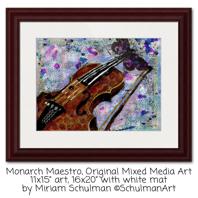 vioin art http://www.miriamschulmanstudio.com/musical-art/monarch-maestro.html vioin art http://www.miriamschulmanstudio.com/musical-art/monarch-maestro.html