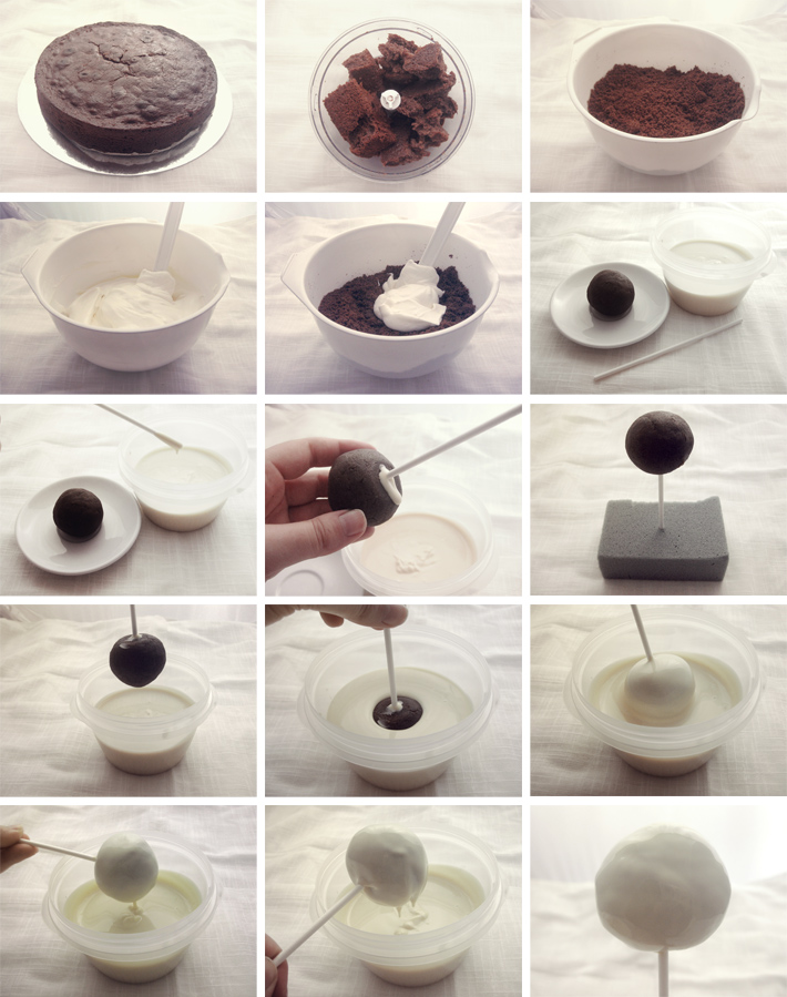 Chocoas: Cómo hacer Cake pops paso a paso