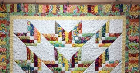 Quilting Land: Deb's Binding Tool Star Quilt