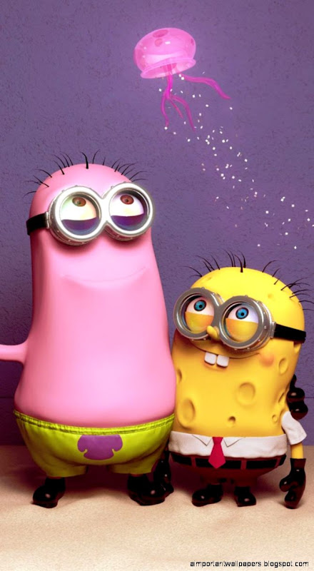 Spongebob And Patrick Minion Funny Wallpaper Important Wallpapers
