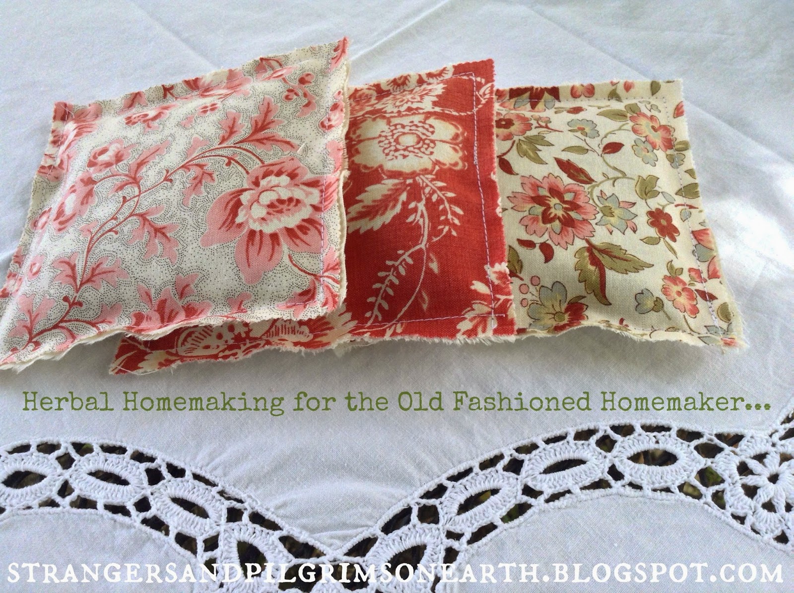 Strangers & Pilgrims on Earth How to Make MothRepellent Sachets {DIY