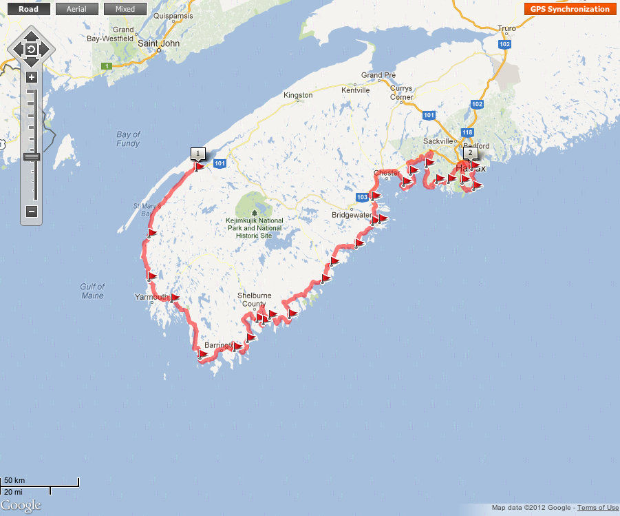 Runaway to Nova Scotia Route (Nova Scotia)