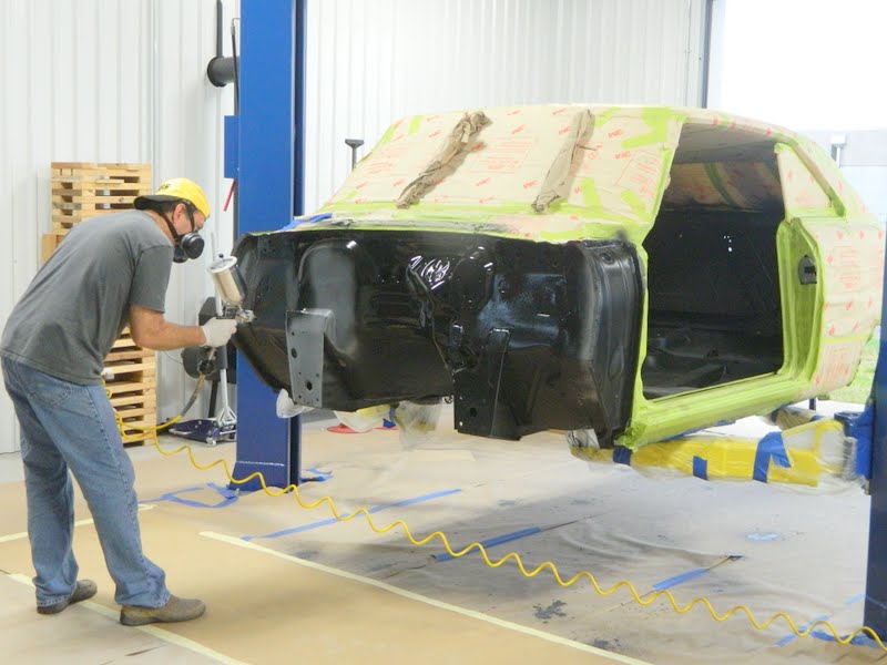 '67 Nova Project Paint Firewall (April 2, 2013)