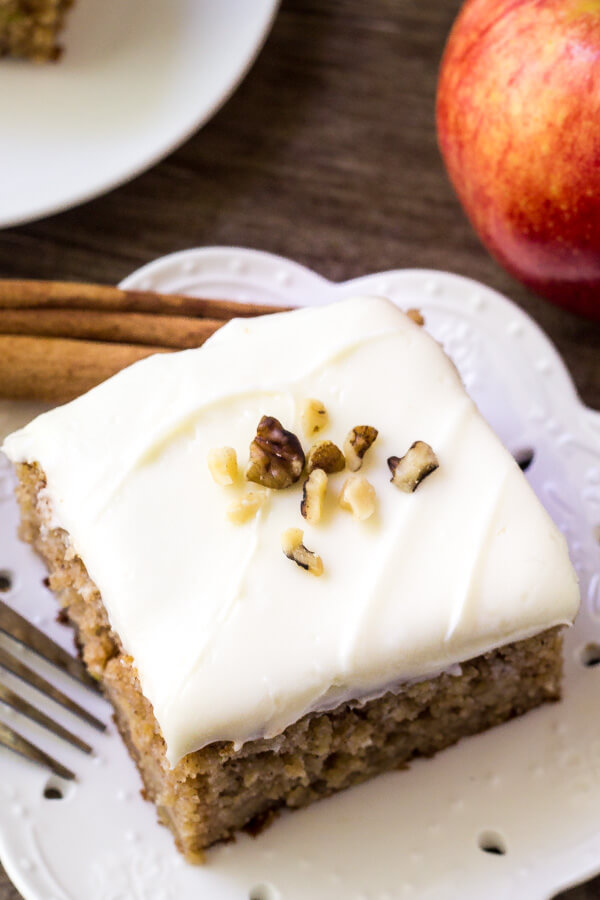 Apple Spice Cake with Cream Cheese Frosting Culinary in the World