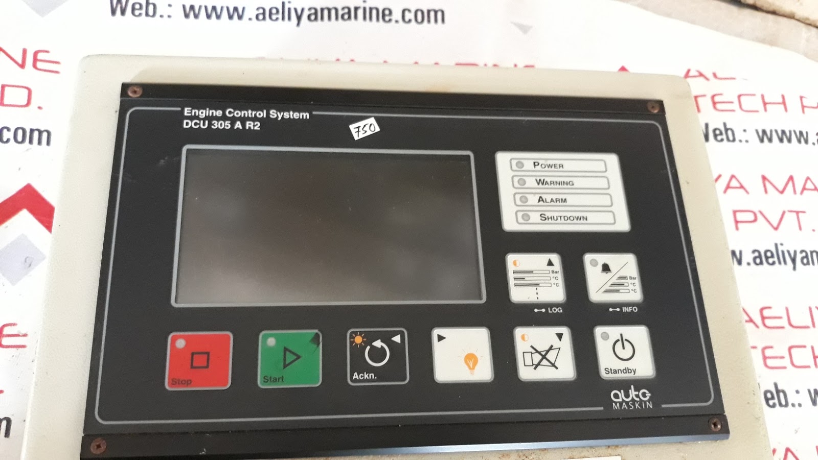 ENGINE CONTROL SYSTEM DCU 305 A R2 CONTROL UNIT Aeliya Marine