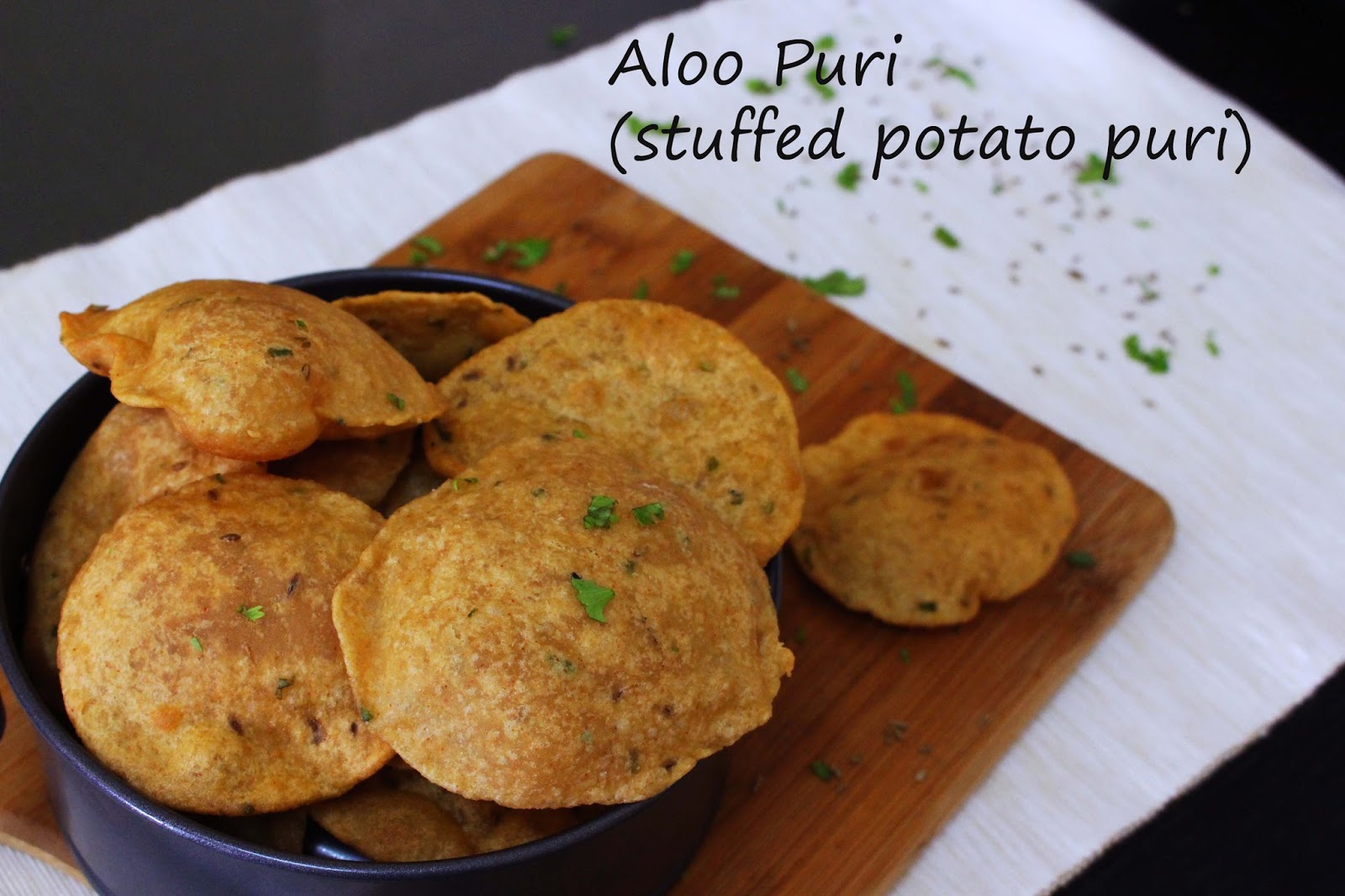 PURI RECIPES ALOO PURI RECIPE / INDIAN BREAKFAST IDEAS