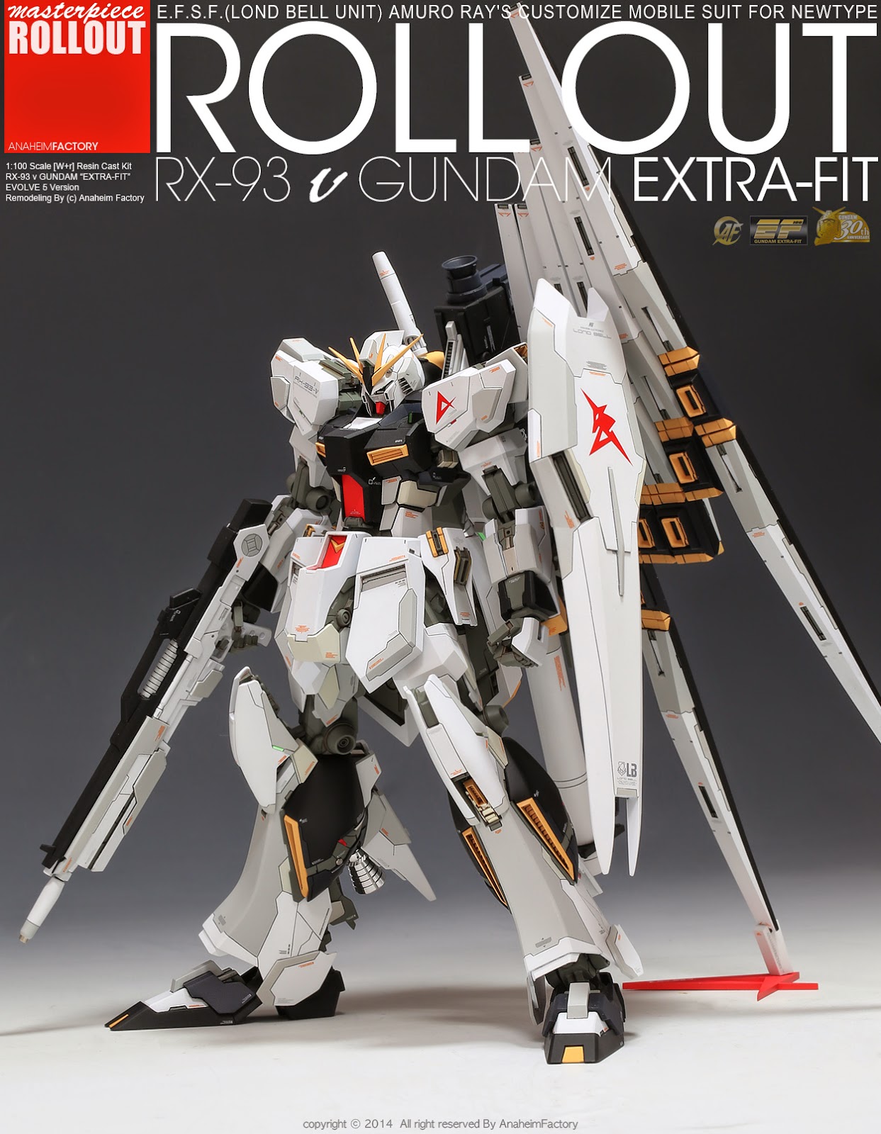 1/100 Resin Cast Kit nu Gundam Extra Fit Evolve 5 ver. Custom Build
