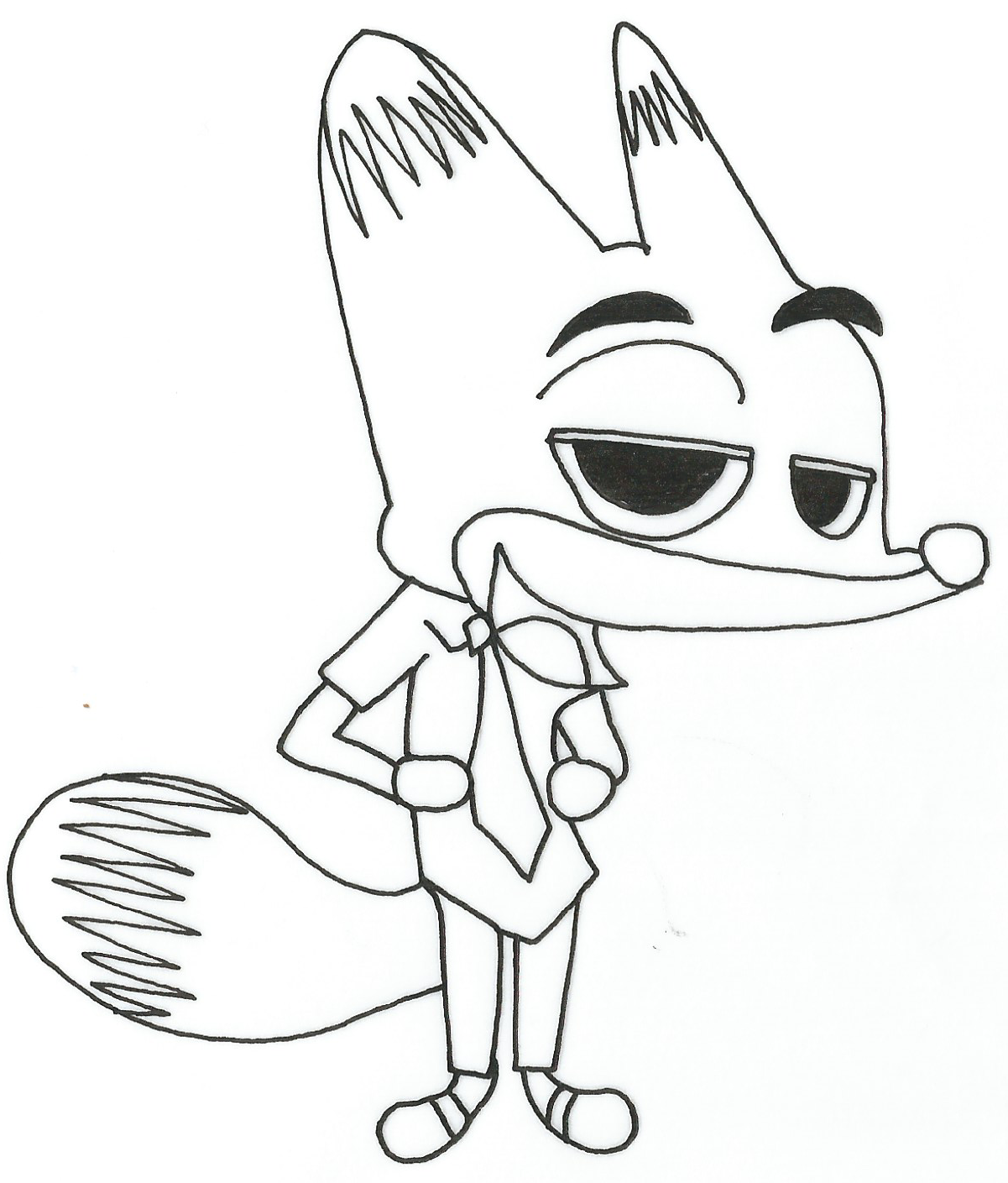 Free Printable Zootopia Coloring Pages Nick Wilde Free