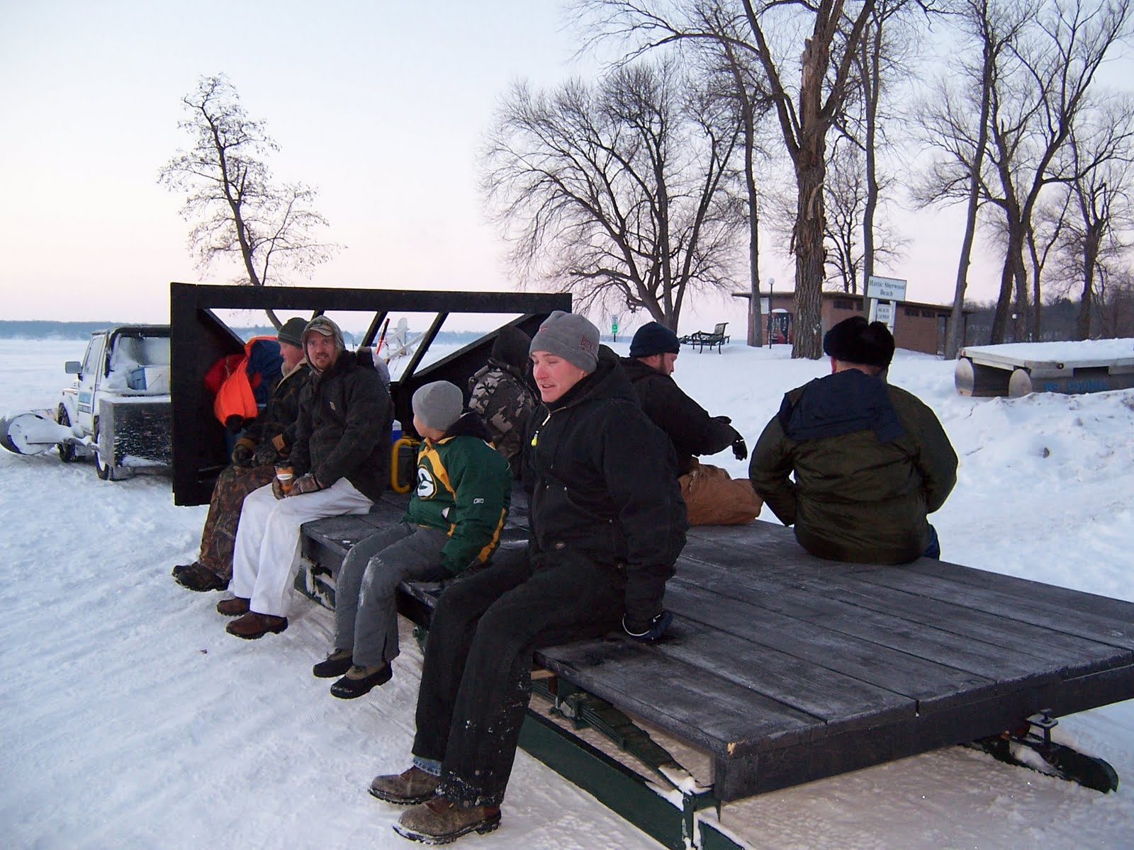 Norton's Lake Report and Catch of the Day BIG GREEN LAKE ICE FISHING